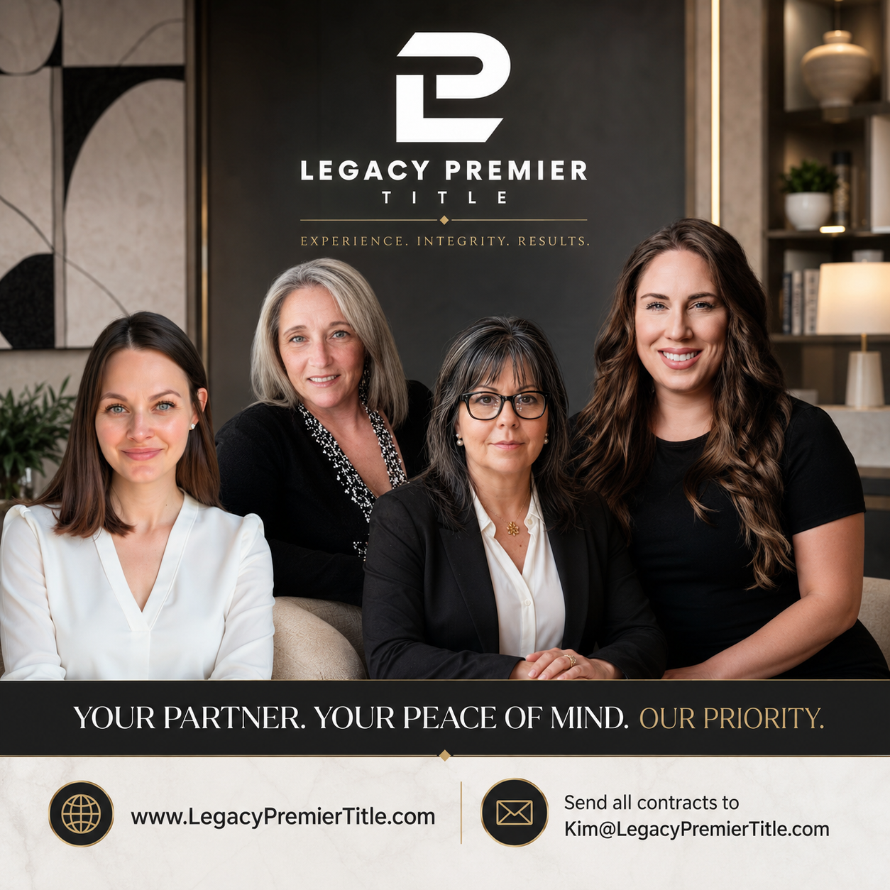 The Legacy Premier Title team in the Houston office